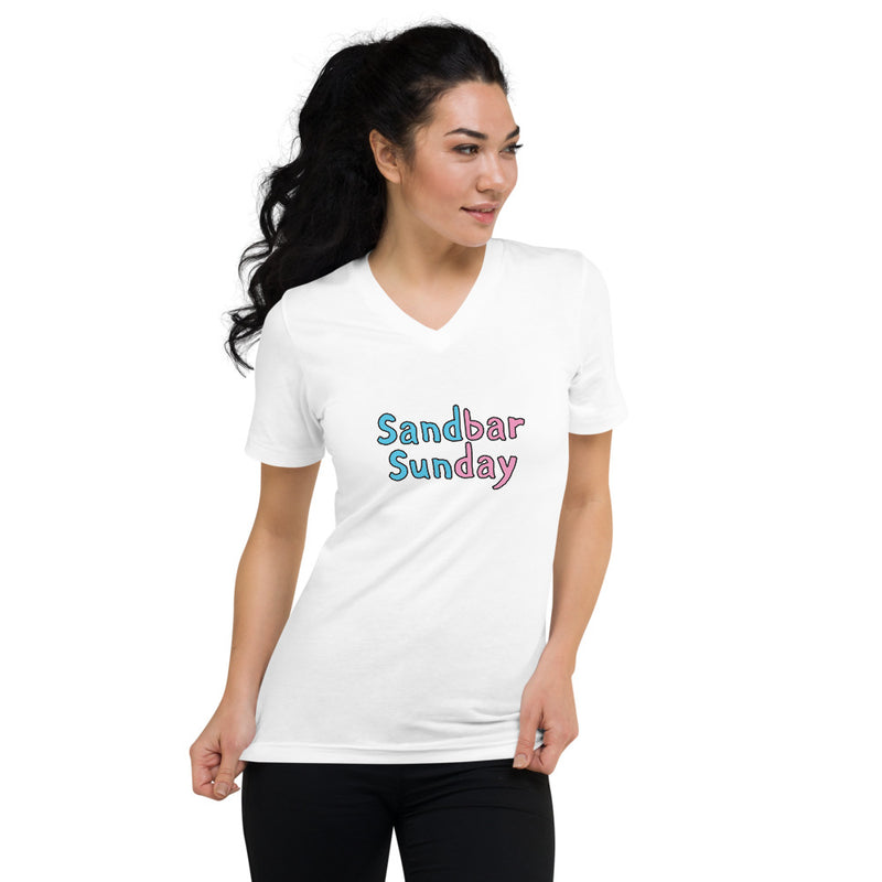 Sandbar Sunday Woman's V-Neck T-Shirt