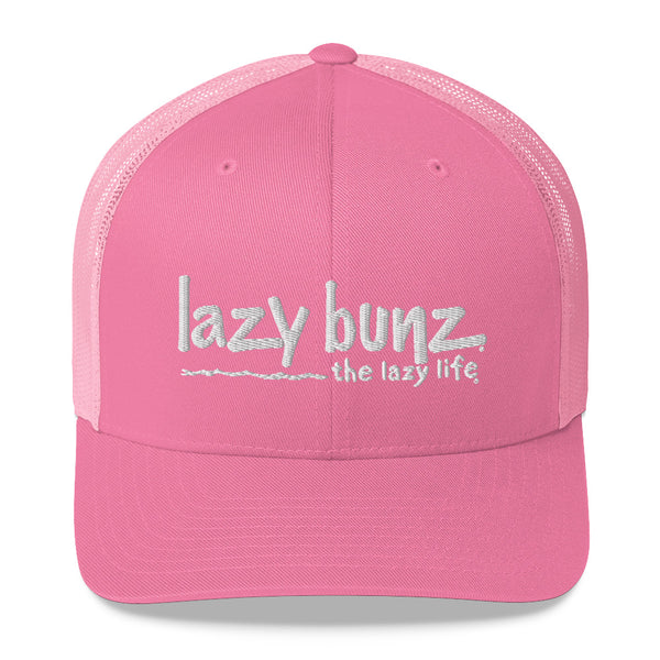 Lazy Bunz Pink Classic Trucker Cap