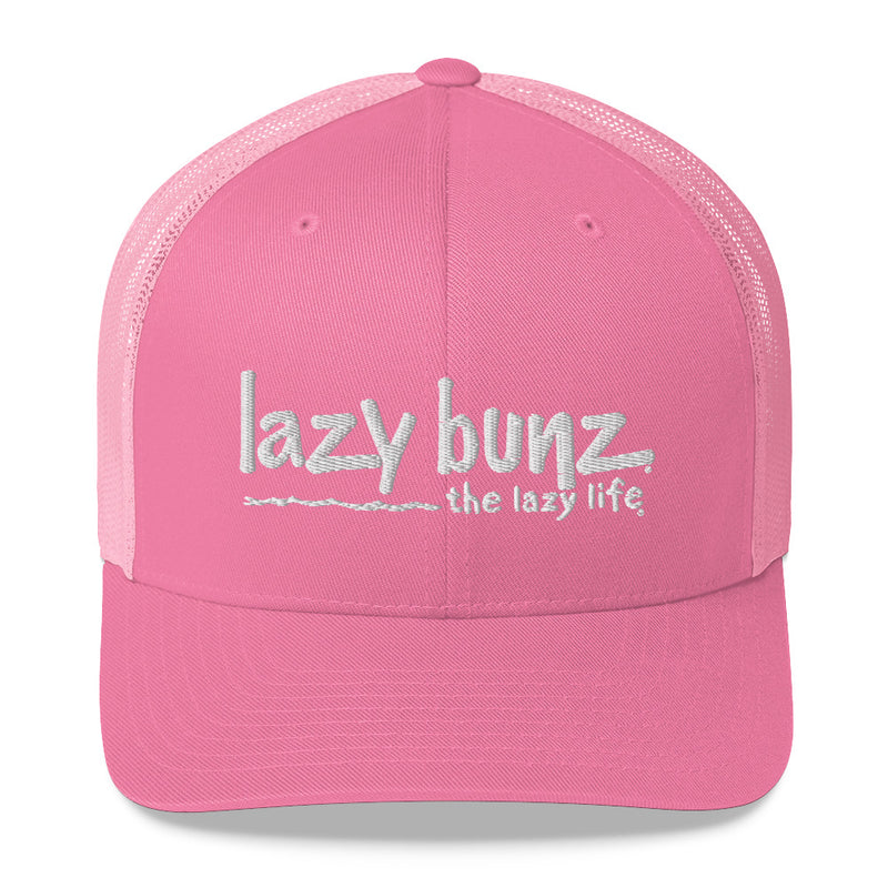 Lazy Bunz Pink Classic Trucker Cap
